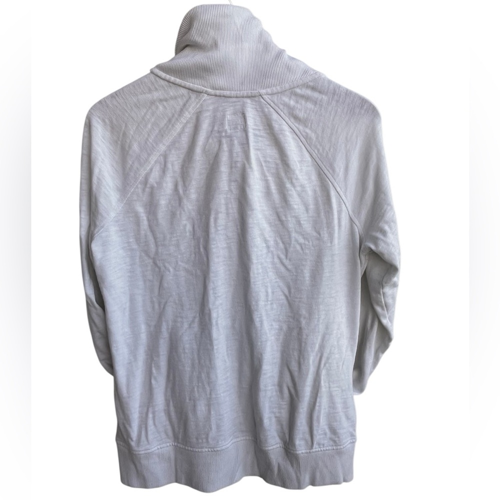 GapFit White Zip Up Athletic Jacket Thumbholes Women’s XL - Picture 2 of 13